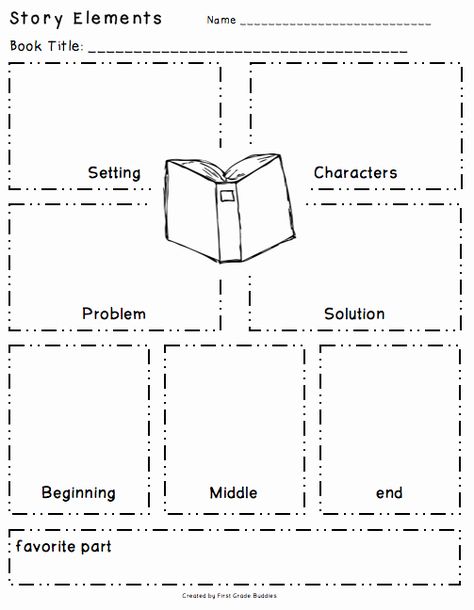 This can be assigned during sustained silent reading time and home reading. Students can read their book and while reading complete this worksheet on story elements. This way students are practicing this unit and being held accountable with their reading. Elements Of A Story, Story Elements Worksheet, Reading Buddies, First Grade Writing, 4th Grade Reading, 3rd Grade Reading, 2nd Grade Reading, Story Elements, Reading Response