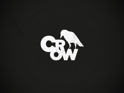 Crow Logo  by Ronald Hagenstein Crow Symbolism, Crow Logo, Abstract Logos, Birds Logo, Letter Logos, Raven Logo, White Crow, Design Studio Logo, Owl Logo