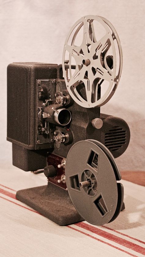 Old Movie Projector, Pose Collage, Old Projector, Vintage Film Projector, Vintage Projector, Film Equipment, Film Projector, Movie Projector, Video Projector