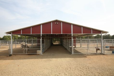 Mare Motel - FCP Buildings Mare Motel, Show Cattle Barn, Livestock Barn, Equestrian Barns, Shed Floor Plans, Horse Farm Ideas, Barn Hacks, Diy Horse Barn, Cattle Barn