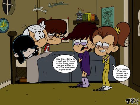 The Loud House Luna, The Loud House Lincoln, Luna Loud, Disney Animation Art, Lynn Loud, Lincoln Loud, The Loud House Fanart, Hey Bro, Gravity Falls Comics