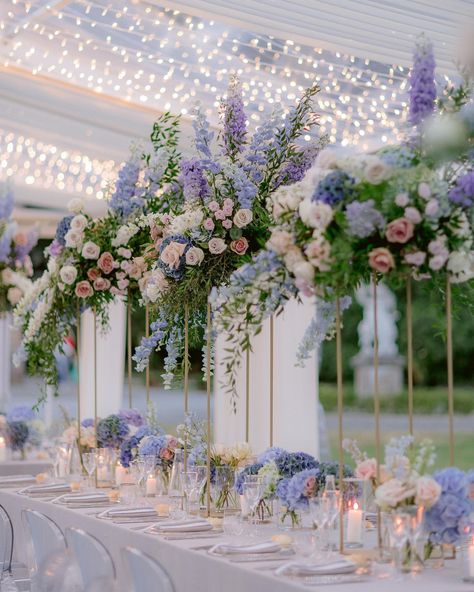 Wedding Ideas 2024, Pastel Wedding Decorations, Lavender Wedding Theme, Pastel Wedding Theme, Pastel Wedding Flowers, Violet Wedding, Amethyst Wedding, Light Blue Wedding, Lilac Wedding