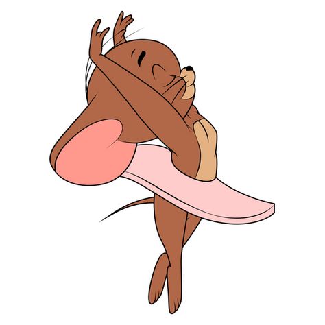 Jerry put on a pretty pink ballet tutu and dance ballet. The cartoon Tom and Jerry sticker with Ballerina Jerry! Tom And Jerry Baby, Cartoons Jerry, Hugs Sticker, Tom And Jerry Funny, Hug Stickers, Desenho Tom E Jerry, Tom And Jerry Pictures, Tom And Jerry Wallpapers, Tom And Jerry Cartoon