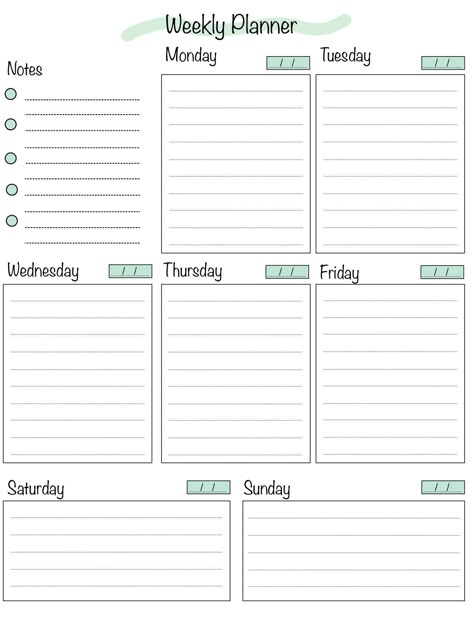 Weekly Planner - Notability Gallery plannerlove #plannernotes #dailystudyplanner. School Weekly Schedule Printable, Aesthetic Weekly Planner Template, Cute Weekly Planner Template, Cute Planner Template, Planner Templates Goodnotes, Yearly Planner Template, Free Printable Weekly Planner Template, Weekly Plan Template, Cute Daily Planner Template