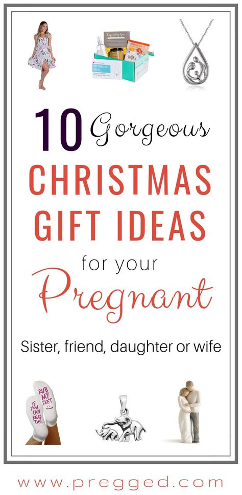 Looking for the Perfect Christmas Gift for Your Pregnant Girlfriend, Sister, Wife or Daughter? Any of these 10 gift ideas are certain to delight her. From the practical to the funny, the handmade and the heartfelt. You can be guaranteed that she'll LOVE any one of these recommendations... Christmas Gift Girlfriend, Gifts For Pregnant Friend, Pregnant Girlfriend, Gifts For Pregnant Wife, 10 Gift Ideas, Gifts For Pregnant Women, Newly Pregnant, Pregnant Sisters, Law Christmas