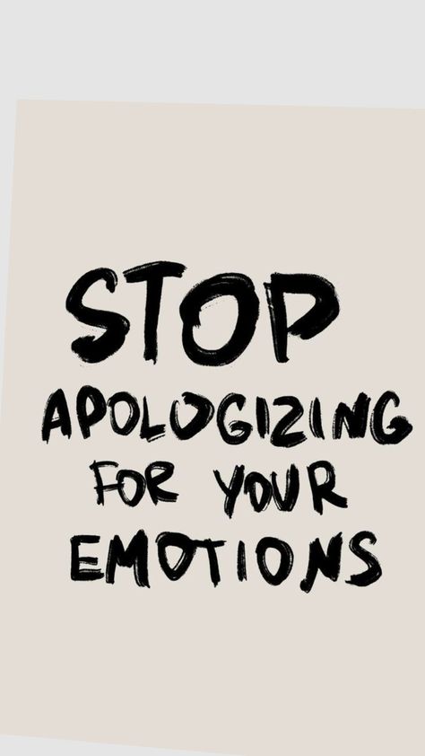 fr just stop ✋️ Stop Apologizing For Your Emotions, Stop Apologizing Quotes, Emotions Quotes, Stop Apologizing, Apologizing Quotes, Silhouette Vinyl, Just Stop, Diy Canvas Art Painting, Health Quotes