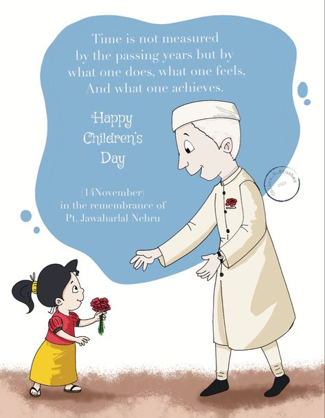 This scene shows the love of Chacha Nehru towards the children of the nation Chachaji Nehru, Chacha Nehru Drawing, Chacha Nehru, Children's Day Poster, Bond Paper Design, Day Illustration, Happy Children's Day, Bond Paper, Kids Class