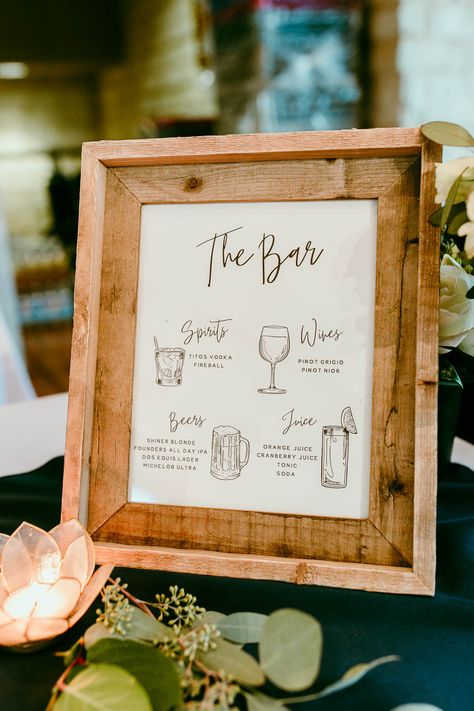 I love these unique drawings for the drink menu!  #drinks #drinkmenu #weddingdecor #bar #weddingdrinks #weddingideas #weddinginspiration #austinwedding Diy Wedding Bar, Wedding Drink Menu, Forest Cafe, Wedding Signature Drinks, Lady Bird Johnson Wildflower Center, Wedding Dr, Lady Bird Johnson, Welcome Drink, Unique Drawings