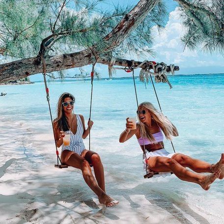 The Top Most Instagrammable Places in the Bahamas Bahamas Pictures, Pig Beach, Harbour Island Bahamas, Bahamas Beach, Exuma Bahamas, Instagram Places, Grand Bahama, Pink Sand Beach, Most Instagrammable Places