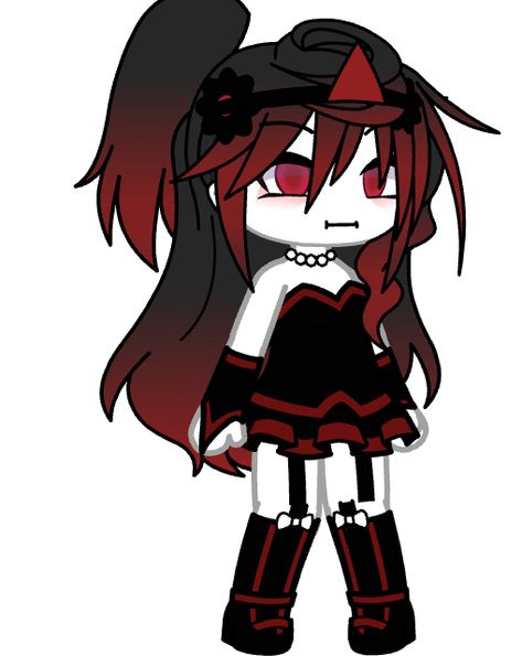 Gacha Life Vampire Outfit, Vampire Princess, Vampire Clothes, Gacha Characters, Gacha Outfits, Gacha Ideas, Gacha Oc, Oc Ideas, I Love Anime