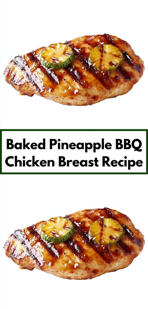 Need a hassle-free meal? Discover the joy of this Baked Pineapple BBQ Chicken Breast recipe, which requires minimal prep time and delivers maximum flavor, ensuring a delightful dinner for the whole family. Pineapple Bbq Chicken, Bbq Chicken Breast Recipe, Paleo Barbecue Sauce, Baked Pineapple, Bbq Sauce Chicken, Bbq Chicken Breast, Chicken Breast Recipe, Chicken Breast Seasoning, Breast Recipe