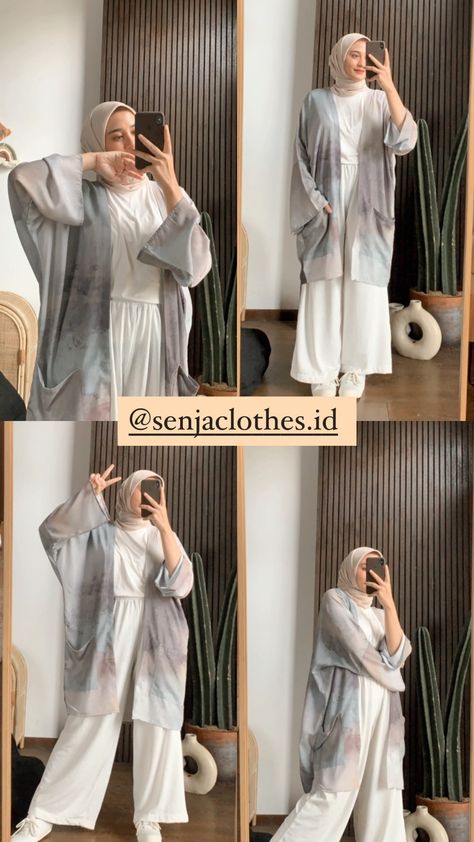 Ootd Hijab Lebaran, Outfit Kondangan Casual, Stile Hijab, Modern Hijab, Modern Hijab Fashion, Mode Turban, Modest Fashion Hijab, Muslim Fashion Hijab Outfits, Hijab Style Casual