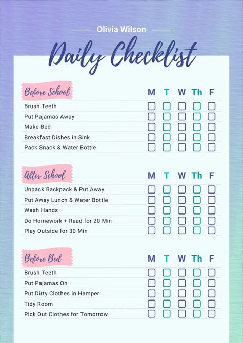 Templates Kids Responsibility Chart, Daily Chore Charts, Kids Routine Chart, Chore Checklist, Family Chore Charts, Chore Chart Template, Kid Responsibility, Weekly Chores, Responsibility Chart