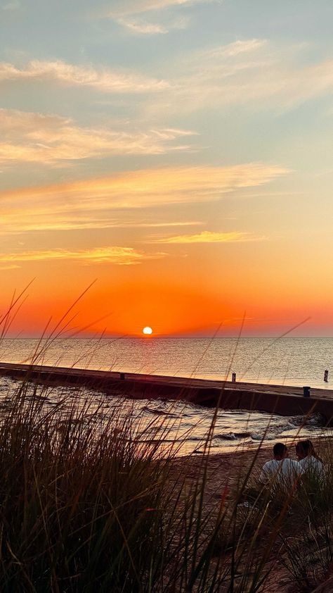 Henry Aesthetic, Ludington Michigan, Michigan Nature, Outdoor Exploration, Emily Henry, Funny Story, Story Characters, Sunset Photos, Beach Inspired