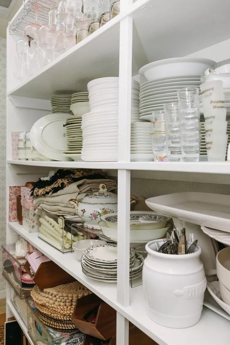 5 Must-Have Items You Need in Your Hosting Closet This Summer Entertaining Closet, Hosting Closet, Serving Dishes Organization, First Home Pantry Essentials, Pantry Organization Baking Supplies, Cozy Cottage Kitchen, Hosting Essentials, Small Space Diy, Decorating Advice