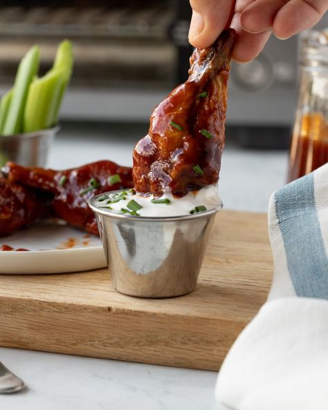 5 Minute, Homemade Chicken Wing Dipping Sauce Wing Dipping Sauce, Balsamic Dipping Sauce, Chicken Wing Dipping Sauce, Gluten Free Chicken Wings, Dipping Sauce For Chicken, Homemade Chicken Wings, Chicken Wing Dip, Dipping Sauces For Chicken, Blue Cheese Dip