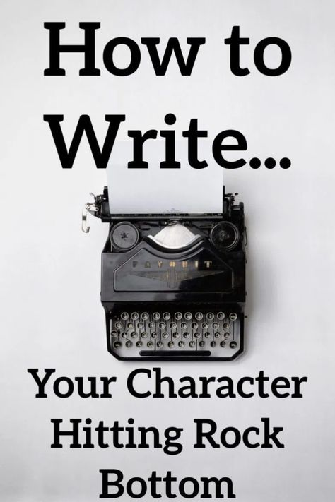 4 Tips How to Write your Character Hitting Rock Bottom Bad Habits For Characters, Habit Ideas, Writing Villains, Hitting Rock Bottom, Writing Characters, Bad Habit, Book Writing Tips, Writing Advice, Fiction Writing