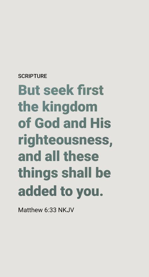 Meaning of Matthew 6:33
God’s Kingdom is a government in heaven that will accomplish God’s will on earth. (Matthew 6:9, 10) A person seeks the Kingdom first by making it his or her most important concern in life. That would include not only being eager to learn about God’s Kingdom but also telling others about the good things it will accomplish. (Matthew 24:14) A person who seeks the Kingdom would also pray for it to come.—Luke 11:2. Matt 6:33, Matthew 6 11, Study First Quotes, Mathew 6 Verse 33 Wallpaper, Your Kingdom Come Your Will Be Done, Matthew 6 33 Wallpaper Aesthetic, First Seek The Kingdom Of God, Matthew 5:9, Kingdom Minded