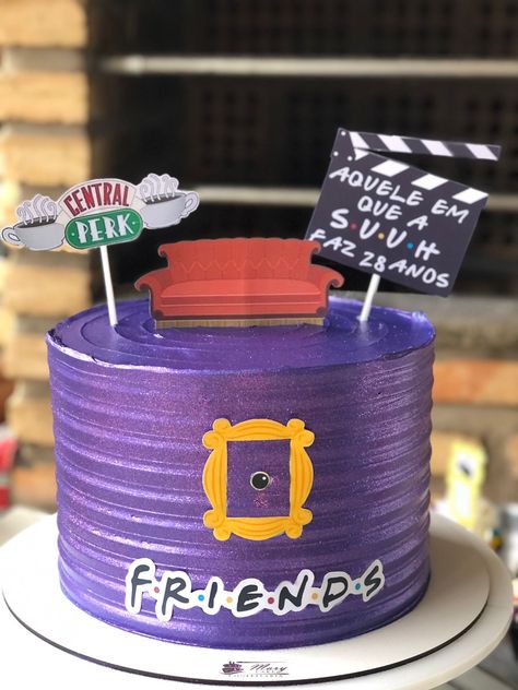 30 Cake, Friends Cake, Friends Party, Friends Tv Show, Friends Tv, 30th Birthday, Friend Birthday, Nom Nom, Party Themes