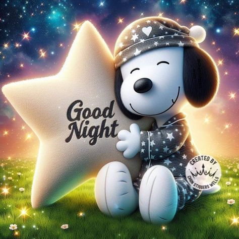 Good Night Snoopy, Sweet Dreams Good Night, Funny Good Night Images, Goodnight Snoopy, Good Night Hug, Good Morning Snoopy, Peanuts Charlie Brown Snoopy, Good Night Funny, Good Morning Greeting Cards