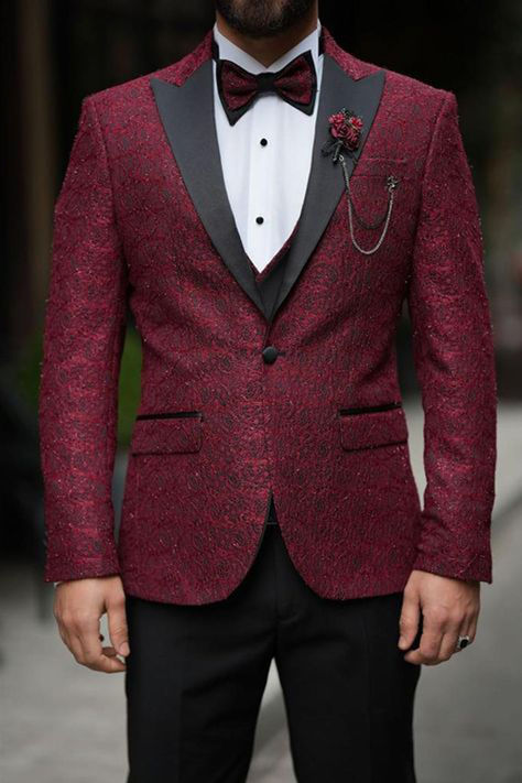 Maroon Tuxedo, Red Tuxedo, Boys Tuxedo, Burgundy Tuxedo, Groom Tuxedo, Claret Red, Tuxedo Wedding, Tweed Suits, Jacket Vest