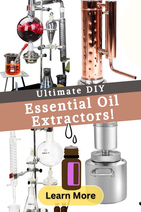 Diy Essential Oils How To Make, How To Extract Essential Oils, Distilling Essential Oils At Home, Distilling Essential Oils, Make Essential Oils Diy, Steam Distillation Essential Oils, Making Your Own Essential Oils, Making Essential Oils Diy, How To Make Essential Oils At Home