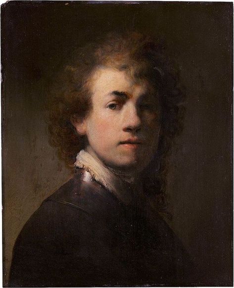 Rembrandt Self Portrait, Rembrandt Portrait, Rembrandt Paintings, Rembrandt Van Rijn, Triangle Art, Portraiture Painting, History Painting, Johannes Vermeer, Dutch Painters