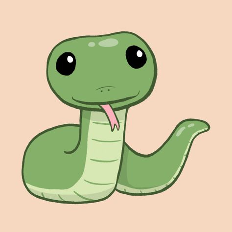 green kawaii snake Cute Snake Cartoon Drawing, Cute Cartoon Snake, Snake Illustration Cute, Chibi Snake, Familiar Spell, Cute Snake Drawing, Kawaii Snake, Snake Doodle, Snake Character