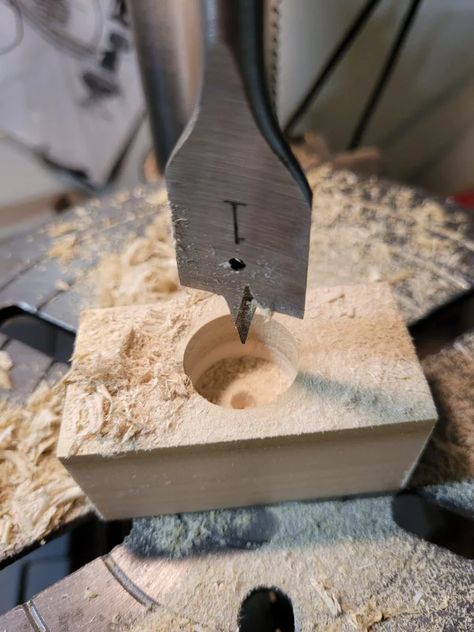 Tools for Center Drilling Dowels : 5 Steps (with Pictures) - Instructables Tung Oil Finish, Dowel Jig, Drill Press Table, Drill Set, Tung Oil, Drill Press, Easy Projects, Wood Blocks, The Past