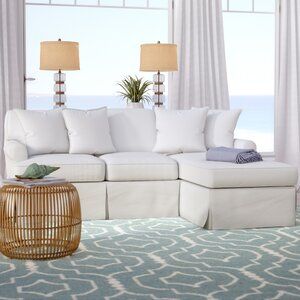 Beach Couch, Long Living Room Design, Beach Front Homes, Minimalist Living Room Furniture, Coastal Sofa, Sectional Sofa Sale, Norfolk Beach, Apartment Size Furniture, Shabby Chic House