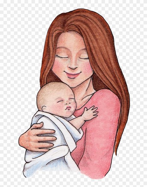 Mother And Baby Images, Baby With Mother, Mother Clipart, Baby Cartoon Drawing, Mommy And Baby Pictures, About Mother, Clip Art Library, Baby Icon, Boy Illustration