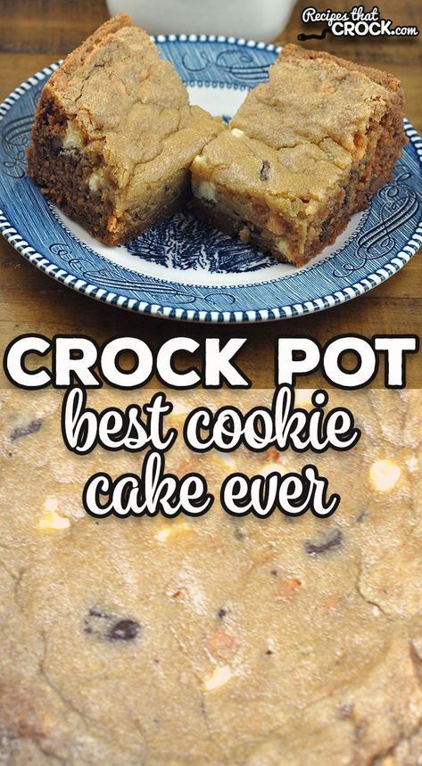 Crock Pot Cakes, Crockpot Cakes, Slow Cooker Cake, Crockpot Cake, Crockpot Dessert, Crockpot Desserts, Pot Cookies, Chicken Soups, Crockpot Dessert Recipes