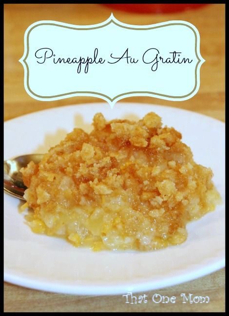 Pineapple Au Gratin Pineapple Au Gratin Recipe, Easy Pineapple Casserole Recipe, Pineapple Casserole Recipe, Ideas For Lent, Gratin Recipes, Recipes Pineapple, Pineapple Casserole, Side Dishes For Ham, Broccoli Bites