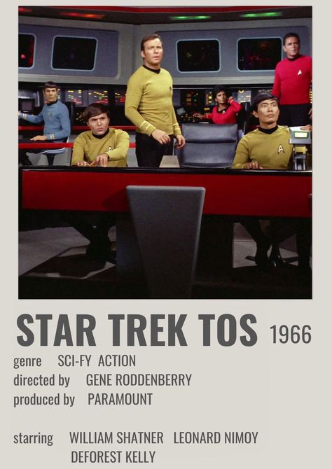 Star Trek Movie Poster, Star Trek Minimalist, Star Trek Aesthetic, Polaroid Board, Gene Roddenberry, Movie Recs, Star Trek Poster, Star Trek The Original Series, Star Trek Original Series