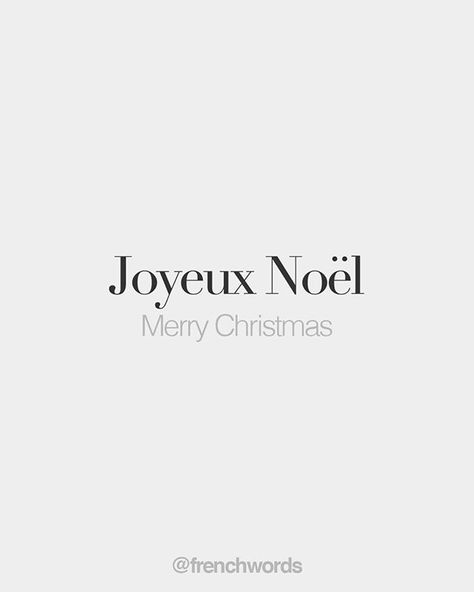 Merry Christmas In French, French Words Quotes, Paris Christmas, French Christmas, My Wish For You, French Vocabulary, Writers And Poets, Bullet Journal Writing, Instagram Quotes Captions