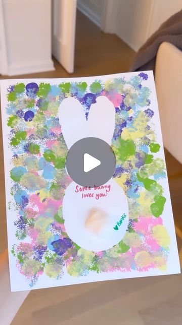 Sammie Adams on Instagram: "Simple Easter craft to do with your little one 🐰 #eastercraft #eastercraftforkids #craftymom #momreels #easterbunny" Easter Arts And Crafts, Kindergarden Activities, Tape Painting, Some Bunny Loves You, Beginner Art, Easy Easter Crafts, Diy Toddler, Easter Craft, Easter Art