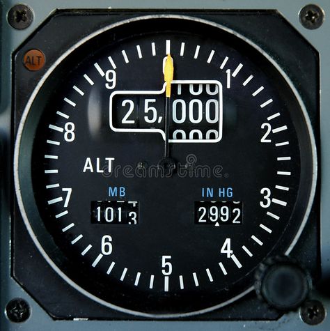 Aircraft altimeter. Analog aircraft altimeter indicating a cruise altitude of 25 , #ad, #Analog, #aircraft, #Aircraft, #altimeter, #indicating #ad Aircraft Instruments, Twenty Dollar Bill, Barometric Pressure, Cafe Racer Design, Aircraft Mechanics, Altimeter, Evening Sandals, Barometer, Military Watches