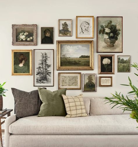 Vintage Gallery Wall Set of 13, MEGA Bundle, Eclectic Gallery Set, Modern Traditional, Antique Decor, European Wall Prints, DIGITAL DOWNLOAD - Etsy Hungary Vintage Gallery, Country Wall Art, Gallery Wall Living Room, Casa Vintage, Gallery Wall Frames, Antique Decor, Wall Gallery, Gallery Wall Set, Modern Traditional