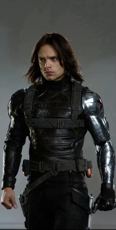 Female Bucky Barnes Cosplay, Bucky Barnes Halloween Costume, Bucky Long Hair, Bucky Barnes Long Hair, Female Winter Soldier, Bucky Barnes Costume, Winter Soldier Cosplay, Dr Marvel, Bucky Barnes Marvel