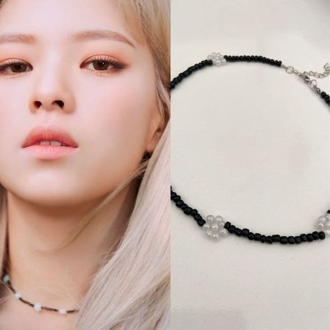 New Jeans Beads Bracelet Kpop, Kpop Idol Beaded Jewelry, Kpop Idols Accessories Diy, Kpop Inspired Jewelry, Kpop Beaded Jewelry, Kpop Idol Bracelet, Idol Accessories, Kpop Necklace, Twice Jewelry