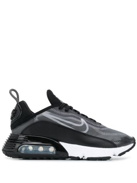 Nike Air Max 2090 50mm low-top Sneakers - Farfetch Nike 2090 Outfit, Nike Air Max 290, Black Nike Air Max, Nike X Travis Scott, Nike Air Max Mens, Nike Air Max 2090, Air Max 2090, 2024 Wishlist, Silver Sneakers