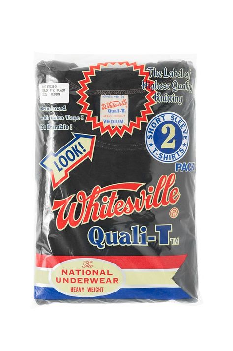 Whitesville Japanese Made T-Shirts - Black (2-Pack) Varsity Jackets, Montgomery Ward, Shirts Black, Sugar Cane, Sportswear Brand, How To Make Tshirts, Athletic Wear, 2 Pack, Varsity Jacket