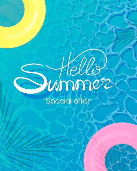 Flyer special summer offer on abstract w... | Premium Vector #Freepik #vector #promotion #sale-banner #promotion-banner #sale Summer Offer Poster, Summer Sale Poster, Summer Sale Banner, Summer Promotion, Shadow Frame, Water Abstract, Promotional Design, Summer Special, Yay Images