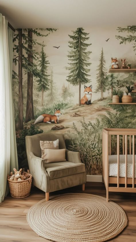 Moon themed nursery