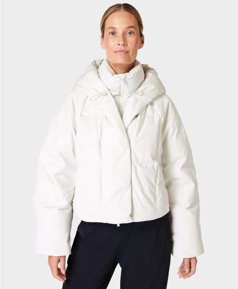 Sweaty Betty Ski, White Ski Jacket, Ski Fits, Ski Gear, Lily White, Skiing Outfit, Running Leggings, Women's Jackets, Yoga Shop