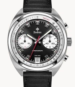 Men's Watches - Zodiac Watches® Zodiac Watches, Black Leather Watch, Swiss Design, High End Watches, Men's Watches, Modern Man, Quartz Watch, Omega Watch, Outdoors Adventure