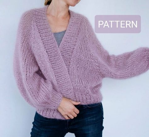 PATTERN LANGUAGE: ENGLISH

Level: Beginner

Size: One size fits most.

You need 12 balls of mohair/silk (25g per ball) Bubble Coat, Knit Cardigan Pattern, Jumper Knitting Pattern, Chunky Knitting Patterns, Knit Leg Warmers, Mohair Cardigan, Chunky Cardigan, Coat Patterns, Mohair Sweater