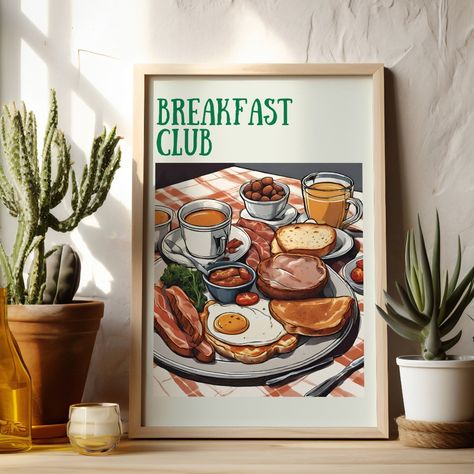 Breakfast Club Kitchen & Food Wall Poster I Kitchen Wall Art I French Food Prints I Food Wall Art I Cafe Posters I Home Decor I Couple Gifts Link in Bio. #kitchenart #kitchendecor #kitchen #art #kitchendesign #foodart #handmade #functionalart #wallart #kitchentools #homedecor #painting #woodart #kitchenware #stilllife #interiordesign #homechef #cookingathome #woodenspoon #foodillustration #artwork #food #woodspoon #stilllifepainting #photooftheday #cheftools #theartfulwoodenspoon #spooncarv... Food Prints, Cafe Posters, Food Wall Art, Wood Spoon, Kitchen Food, The Breakfast Club, French Food, Wall Poster, Functional Art