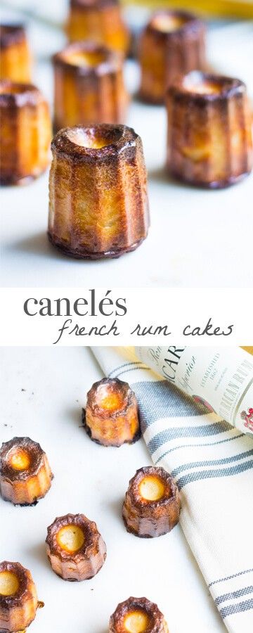 Canele Recipe, Rum Cakes, Weight Watcher Desserts, Dessert Chef, French Baking, Small Cakes, Low Carb Dessert, French Dessert, French Dishes