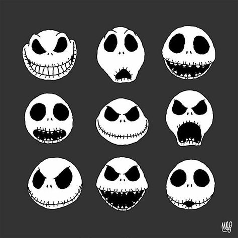 Jack Skeleton Tattoo, Jack Skellington Faces, Nightmare Before Christmas Drawings, Halloween Breakfast, Nightmare Before Christmas Tattoo, Nightmare Before Christmas Wallpaper, Scary Christmas, Nightmare Before Christmas Decorations, Skeleton Face